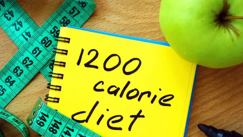 1200 kalórií denne